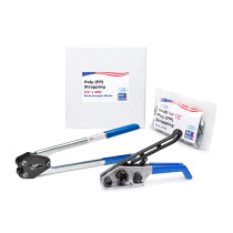 1/2" Polypropylene (PP) Strapping Kit, 300 lbs. Break Strength, USA Made 1/2" Polypropylene (PP) Strapping Kit, 300 lbs. Break Strength, USA Made
